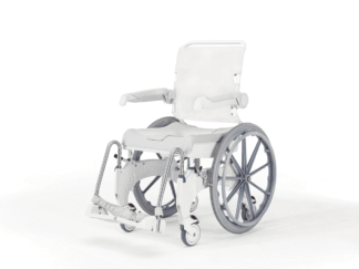 Dusch- und Toilettenrollstuhl AQUATEC OCEAN 24 Ergo weiß-grau