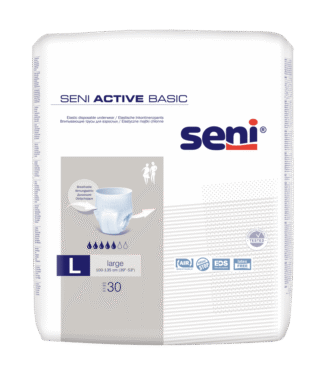 Inkontinenzslip Seni Active Basic Large Taillenumfang 100 bis 135 cm (1 Karton: 3 x 30 Stück)
