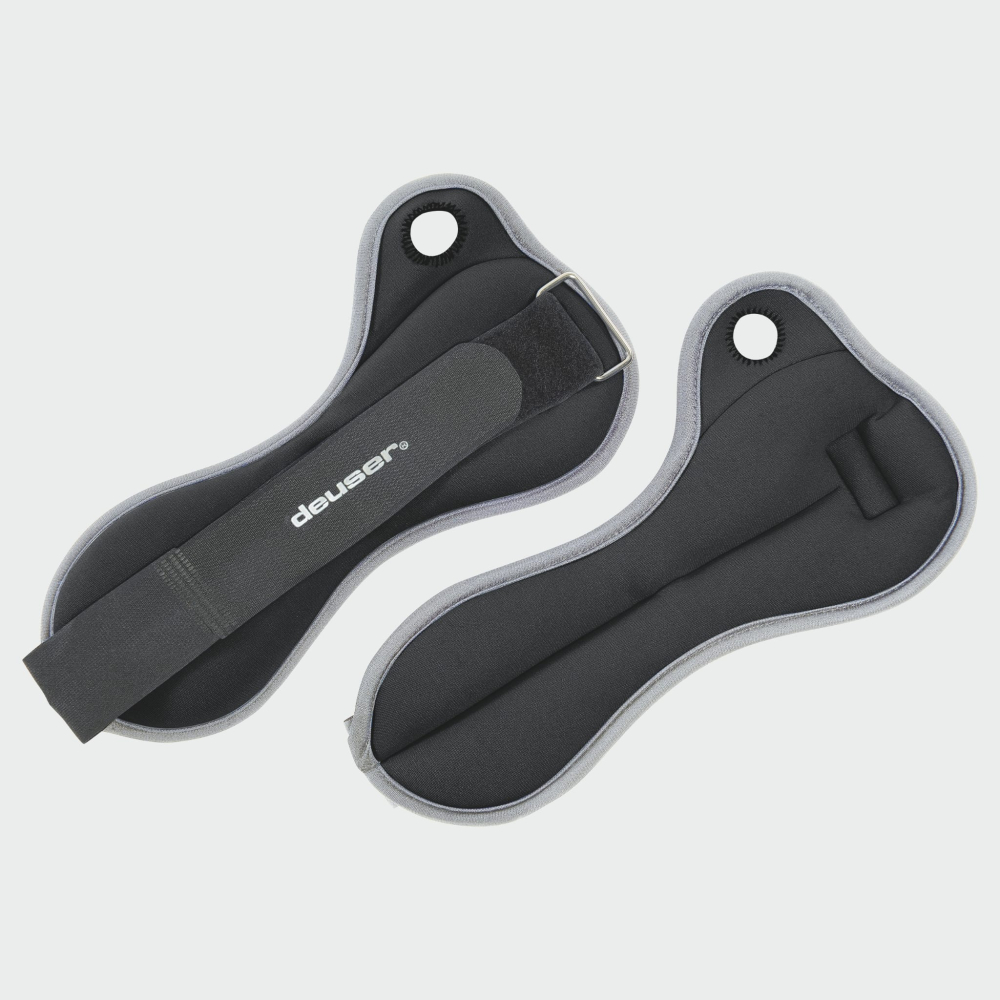 Gewichtsmanschette Deuser Handgelenk 0,5kg schwarz (Paar) – Bild 2