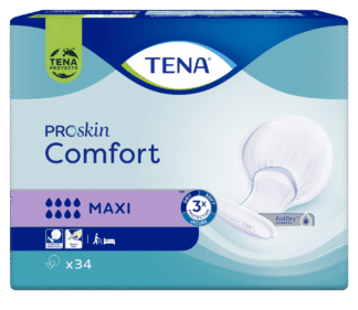 Vorlage TENA ProSkin Comfort Maxi (1 Karton: 2 x 34 Stück)