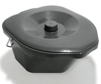 Toiletteneimer RS3 für Toilettenstuhl 9062 grau