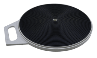 Drehscheibe mit Griff ca.32 cm schwarz-grau