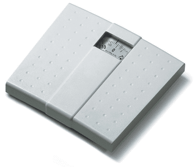 Mechanische Waage MS 01, weiß, 120 kg
