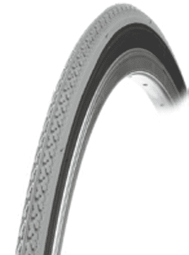 Hochdruckdecken für Aktiv-Rollstuhl 24x1(620x25mm)M12, grau