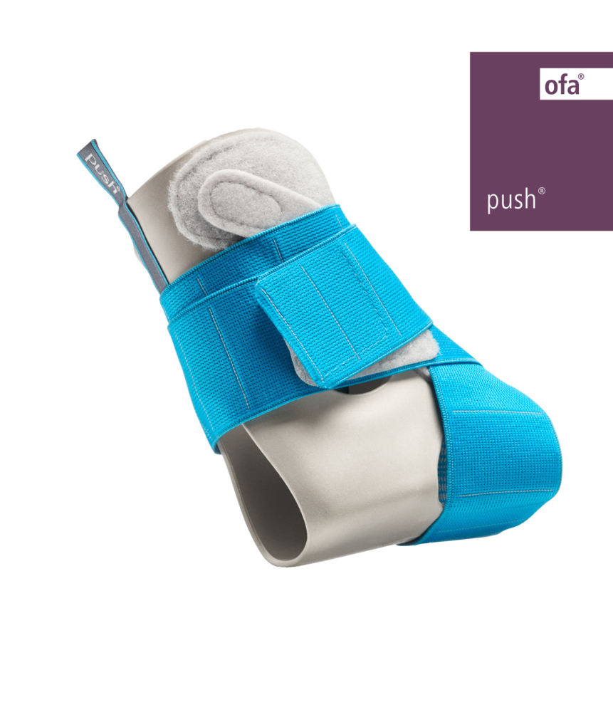 Knöchelorthese Push ortho Aequi Junior grau/türkis universal – Bild 2
