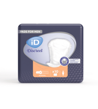 iD Discreet Light Pads FOR MEN Normal (1 Karton: 16 x 10 Stück)