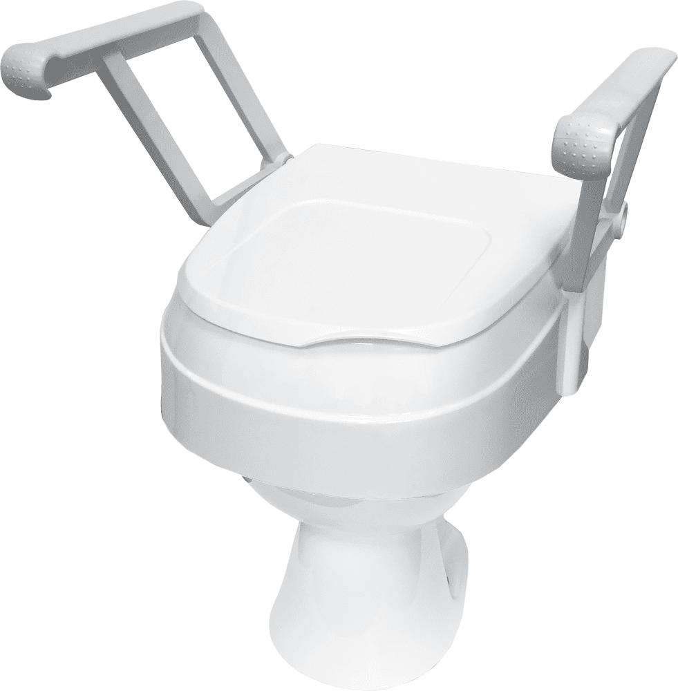 Toilettensitzerhöhung TSE 120, mit Armlehnen