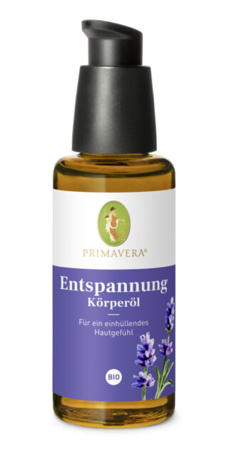 Primavera Körper Entspannungs Öl bio Aromapflege, 50 ml