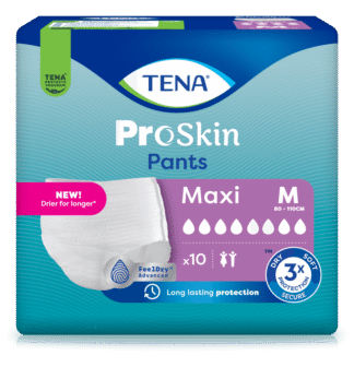 Einweghose TENA Pants PROskin Maxi M, Hüfte 80-110 cm (1 Karton: 4 x 10 Stück)
