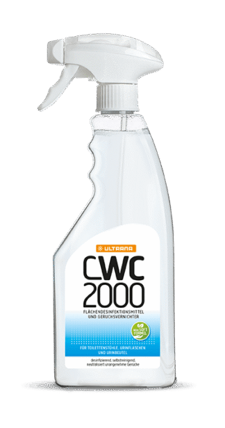 Geruchsvernichter mit Desinfektionsmittel Ultrana, CWC 2000, 500 ml Sprühflasche (VPE: 12 Stück)