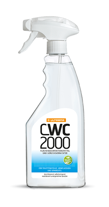 Geruchsvernichter mit Desinfektionsmittel Ultrana, CWC 2000, 500 ml Sprühflasche (VPE: 12 Stück)
