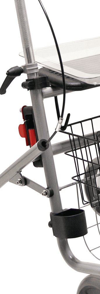 Stockhalter komplett für Rollator Cristallo/Migo