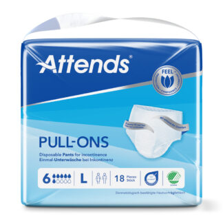 Einweghose Pull-Ons 6 L Hüfte 100 bis 140 cm (1Karton: 4x18Stk.)