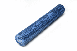 Pilates Roller Pro Soft Sissel 15 x 90 cm inkl.Übungsposter, blau