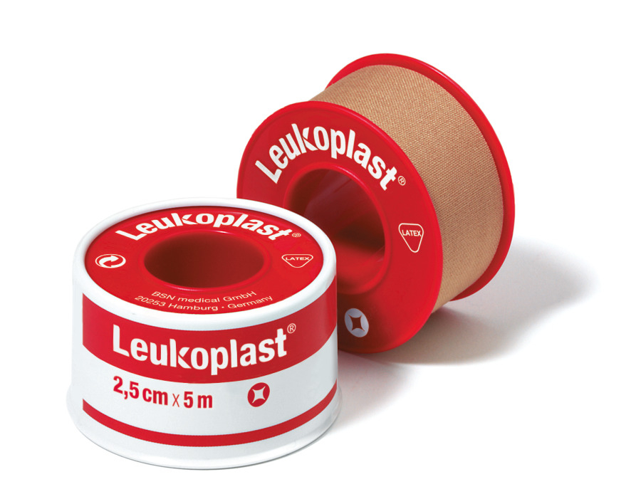 Leukoplast im Metallschutzring 5m x 2,5cm (VPE: 12 Stück)