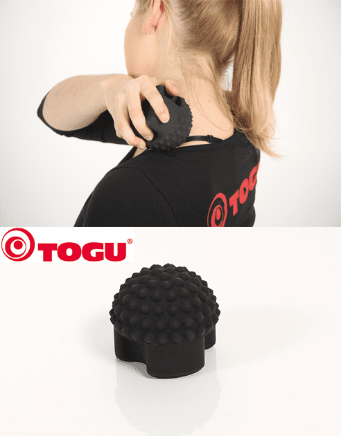 Massageball Actiball Grip 9 cm schwarz