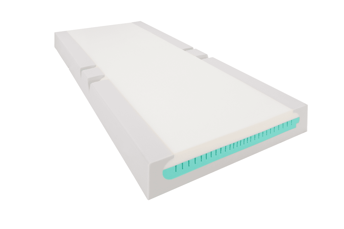 aks-viscoplot Antidekubitus-Matratze mit Inko-Air Bezug 90x200x17 cm – Bild 2