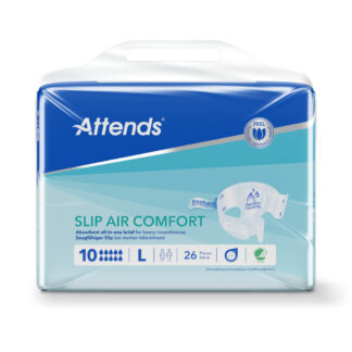 Windelhose Attends SLIP AIR COMFORT 10L Hüfte 100 bis 150 cm(1Karton: 3x26 Stück)