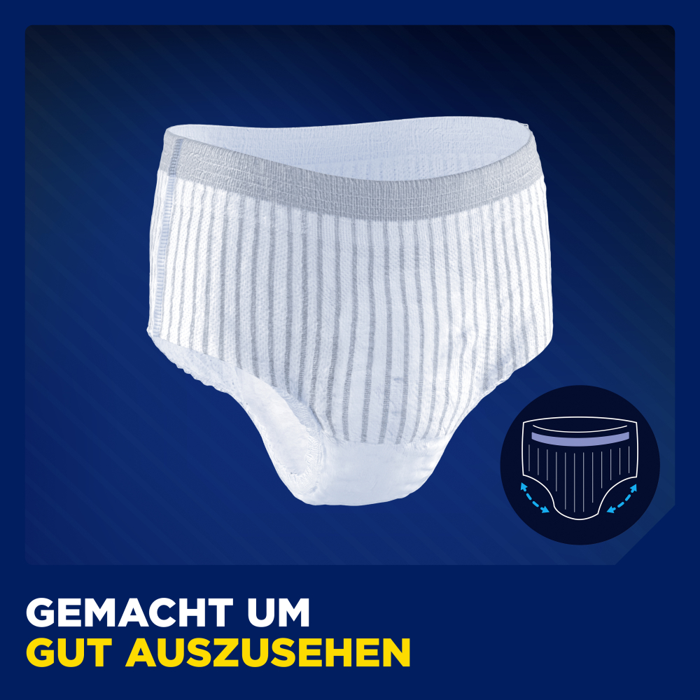 TENA men Premium Fit Pants Maxi S/M, Hüfte 75-100 cm (1 Karton: 4 x 12 Stück) – Bild 3