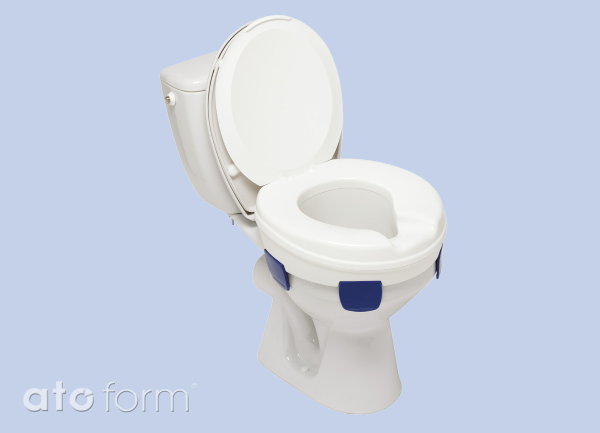 Toilettensitzerhöhung Clipper III mit Deckel, 10 cm – Bild 4