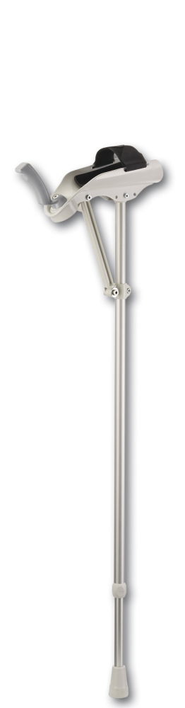 Arthritis-Stütze YANO Standard-Griff mit Druckknopfverstellung, grau – Bild 2
