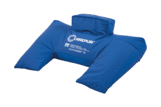 Semi-Fowler-Kissen CarePur M 65 x 50 x 15 cm blau