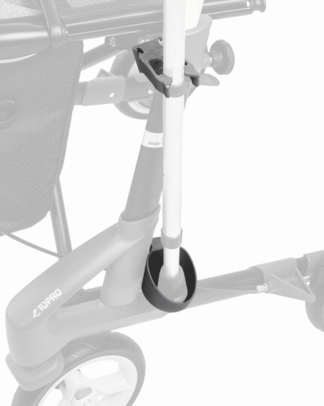 Stockhalter für Rollator 5G/ATR/Olympos/Hestia/Original schwarz