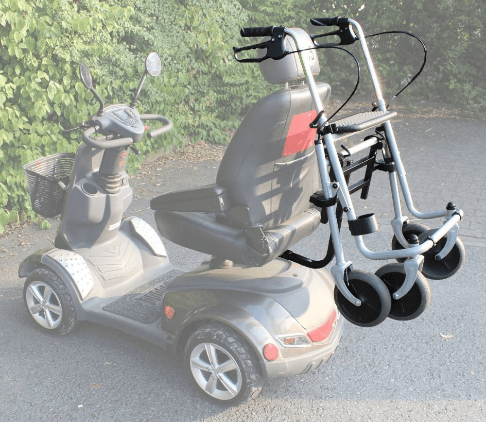 Rollatorhalter für Scooter und Standard Rollatoren – Bild 2