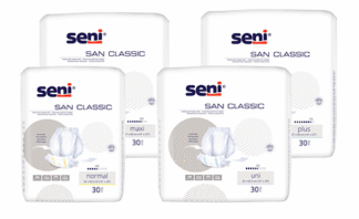 Inkontinenzvorlage Seni San Classic Normal (1 Karton: 4 x 30 Stück)