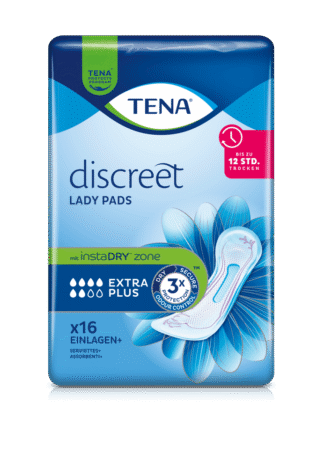 Einlage TENA Lady Discreet Extra Plus (1 Karton: 6 x 16 Stück)
