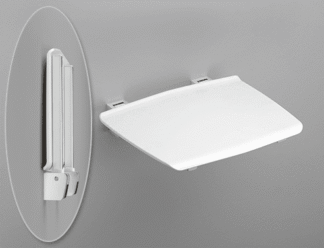 Duschklappsitz Serie 150 RD weiß