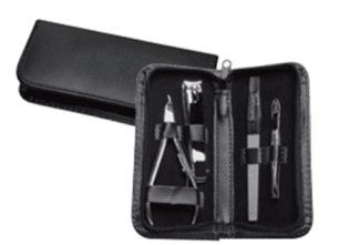 Maniküre Etui 4tlg.schwarz