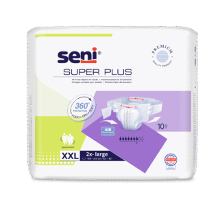 Inkontinenzhosen Seni Super Plus XX-Large, Hüfte 160 bis 210 cm(1 Karton: 6 x 10 Stück)