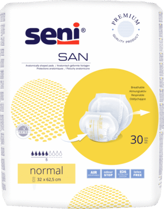Inkontinenzvorlagen Seni San Normal (1 Karton: 4 x 30 Stück)