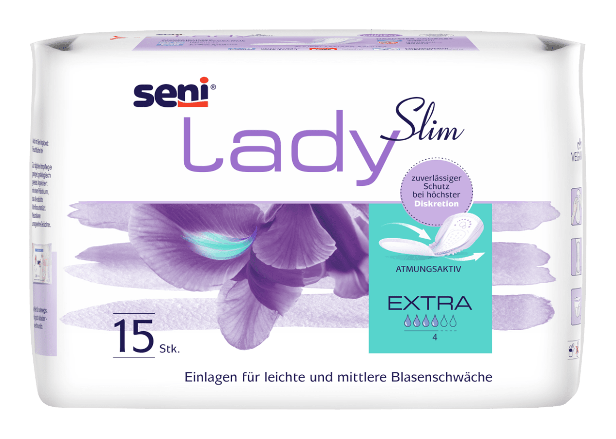 Inkontinenzeinlagen Seni Lady Slim Extra (1 Karton: 24 x 15 Stück)