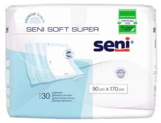 Bettschutzunterlagen Seni Soft Super mit Flügel 90x170(1 Karton: 4 x 30 Stück)