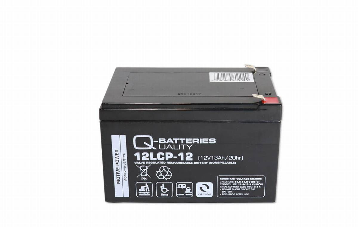 Quality-Batteries 12LCP-12 12V/13Ah 151x98x95 mm