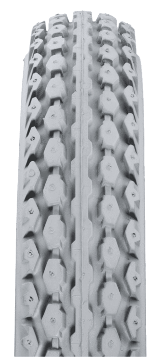 Decken für Standard-Rollstuhl 12.1/2x2.1/4 (310x55 mm) verstärkt M6 grau