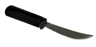 BIG GRIP Messer mit Wellenschliff