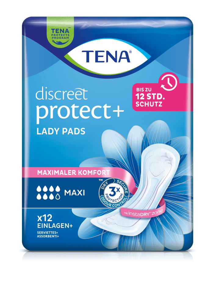 Einlage TENA Lady Discreet Maxi (1 Karton: 12 x 12 Stück)