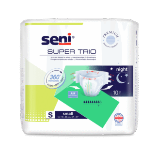Inkontinenzhosen Seni Super Trio Small, Hüfte 55 bis 80 cm (1 Karton: 8 x10 Stück)