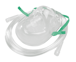 AEROpart Sauerstoff-Maske 1-E mit 2,1m Sicherheitsschlauch