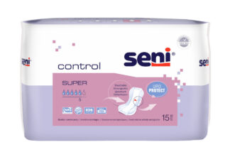 Inkontinenzeinlagen Seni Control Super (1 Karton: 12 x 15 Stück)