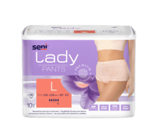 Seni Lady Pants Large, Hüfte 100 - 135 cm (VPE: 1 Karton 8 x 10 Stück)