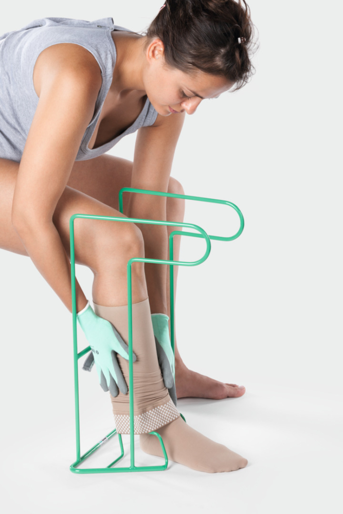Anziehhilfe, Ausziehhilfe Juzo Easy Fit für Kompressionsstrümpfe mit und ohne Spitze – Bild 6