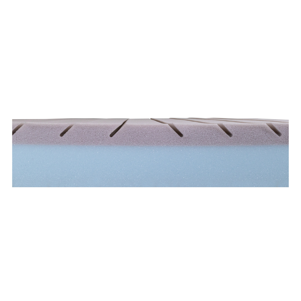 Matratze Compact DuoCare, Längseinschnitte (Typ 1 BW) 200 x 90 x 12 cm, schwer entzündbar – Bild 2