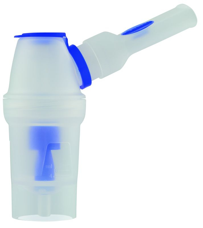 MicroDrop Family2 RF6 plus Vernebler mit Mundstück und Ausatemventil