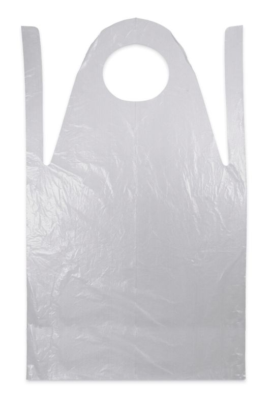 MEDI-INN PE-Schürze PLUS, weiß, 75 x 140 cm (VPE: 100 Stück) – Bild 2