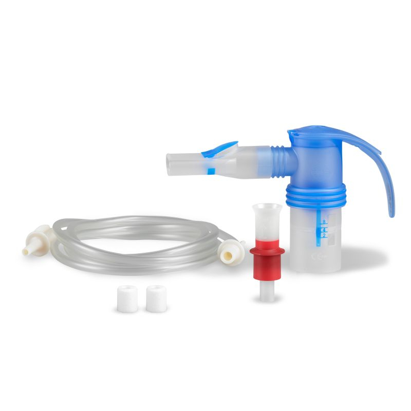 PARI BOY Pro Year Pack - Düsenaufsatz blau LC-Vernebler Mundstück Schlauch Filter