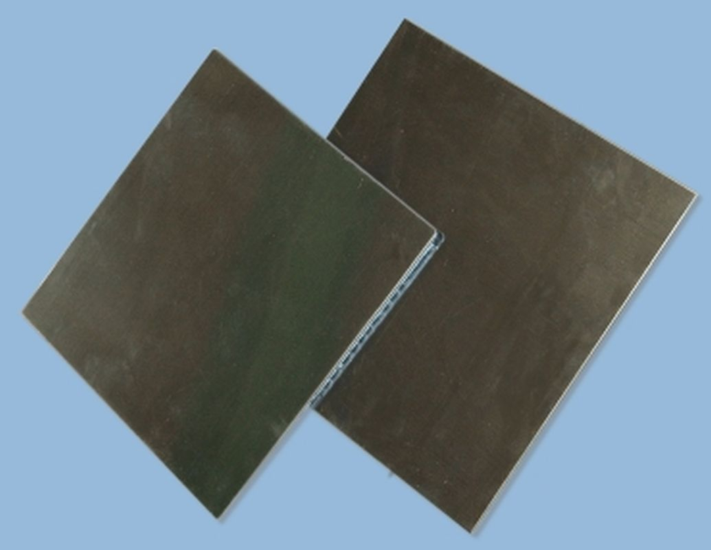 selbstklebende Edelstahlplatten, 2er Set
